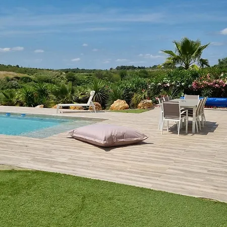 Panorama Sur La Nature Et Piscine Lägenhet *